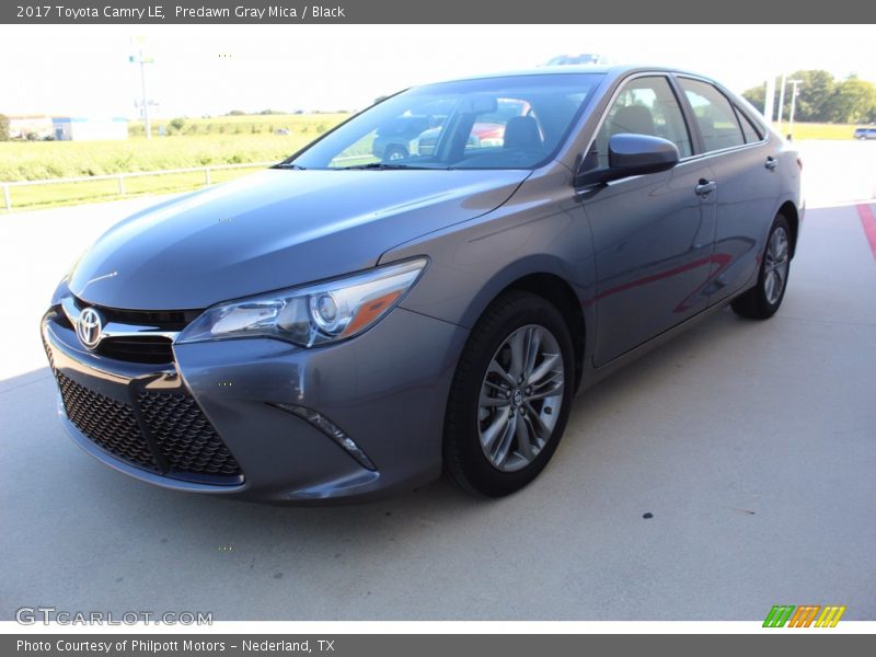 Predawn Gray Mica / Black 2017 Toyota Camry LE