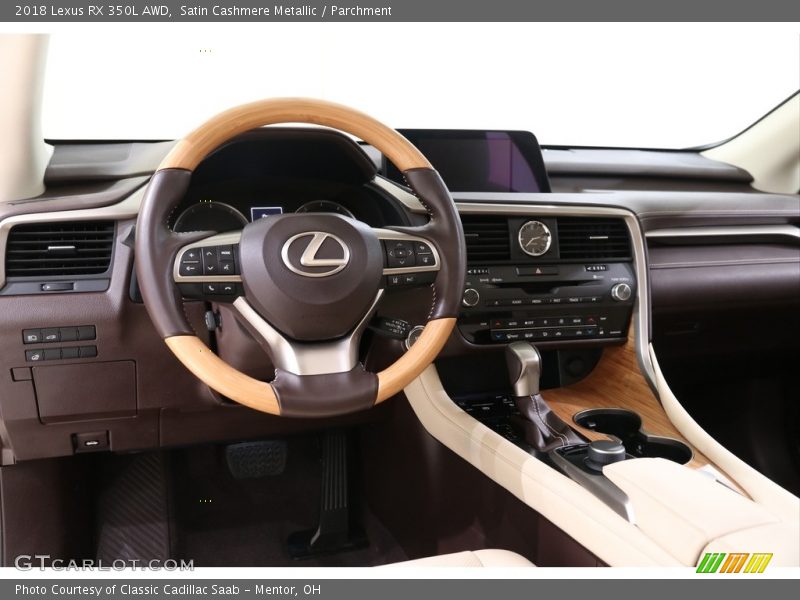Satin Cashmere Metallic / Parchment 2018 Lexus RX 350L AWD