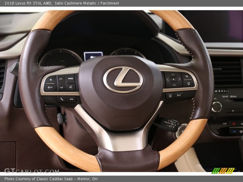 Satin Cashmere Metallic / Parchment 2018 Lexus RX 350L AWD