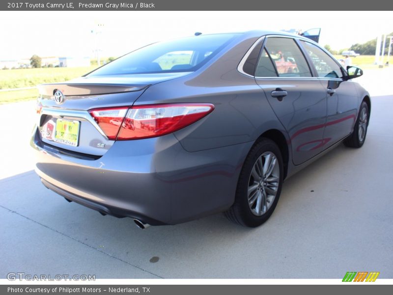 Predawn Gray Mica / Black 2017 Toyota Camry LE