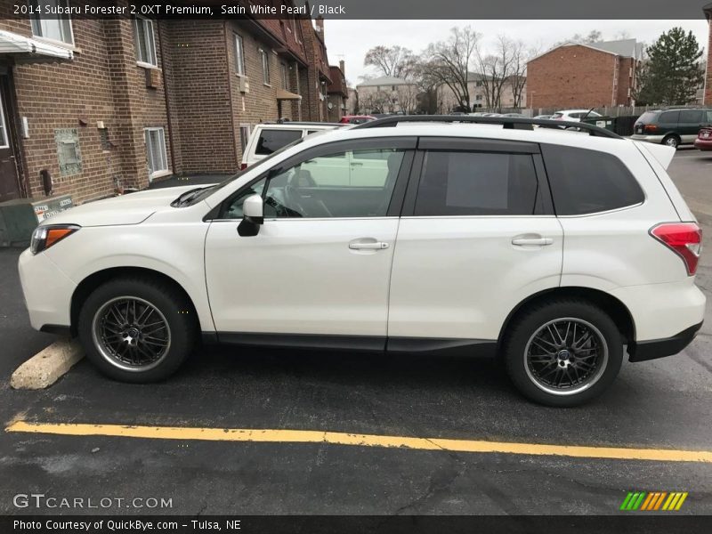 Satin White Pearl / Black 2014 Subaru Forester 2.0XT Premium