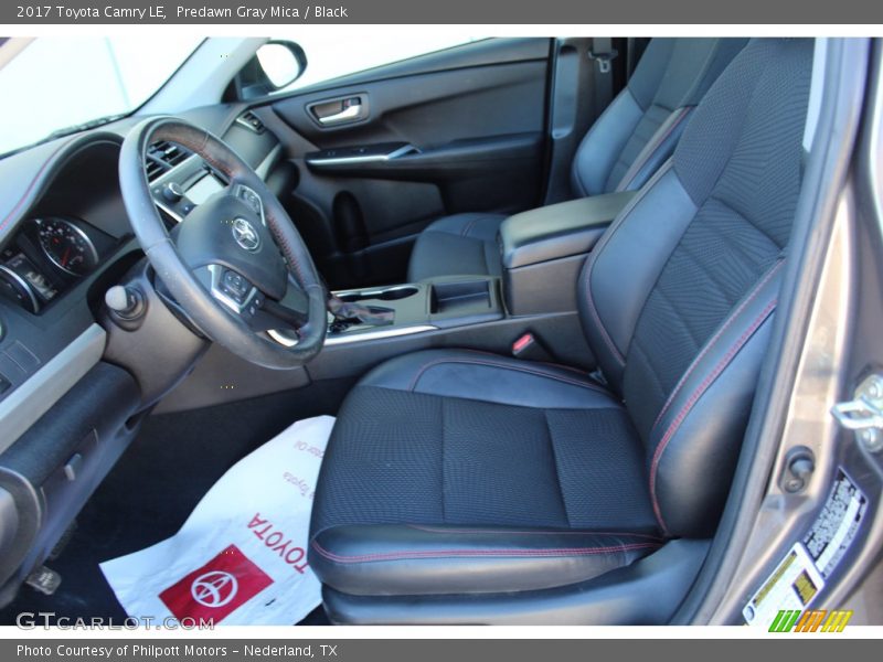 Predawn Gray Mica / Black 2017 Toyota Camry LE