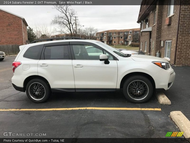 Satin White Pearl / Black 2014 Subaru Forester 2.0XT Premium