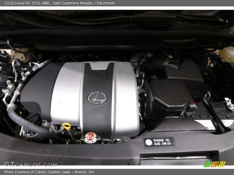 Satin Cashmere Metallic / Parchment 2018 Lexus RX 350L AWD