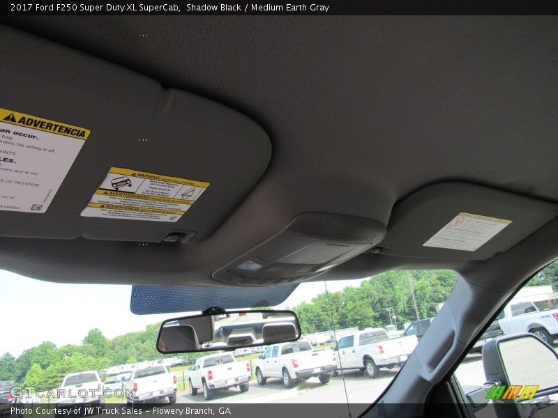 Shadow Black / Medium Earth Gray 2017 Ford F250 Super Duty XL SuperCab