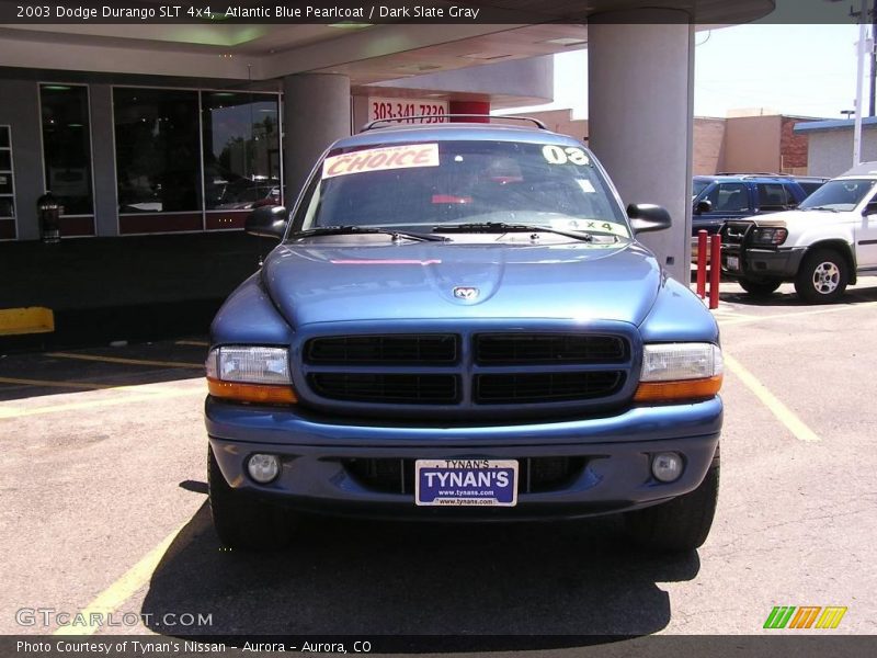 Atlantic Blue Pearlcoat / Dark Slate Gray 2003 Dodge Durango SLT 4x4