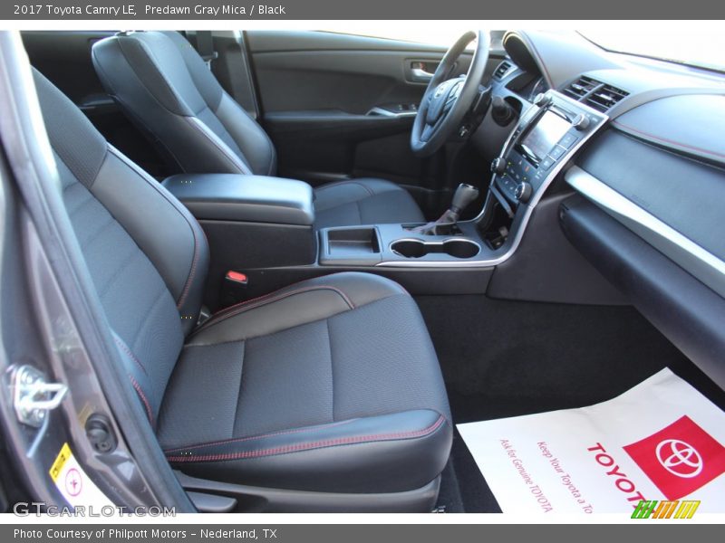 Predawn Gray Mica / Black 2017 Toyota Camry LE