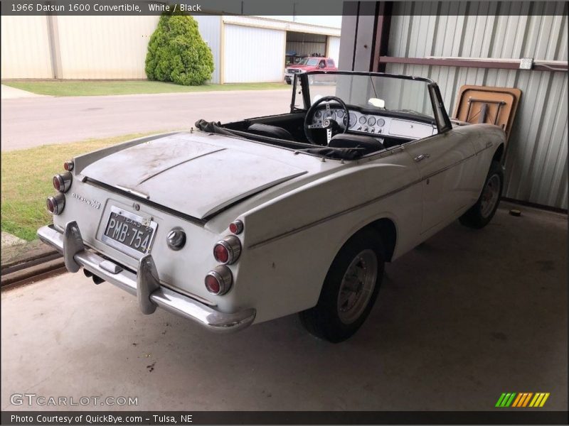 White / Black 1966 Datsun 1600 Convertible