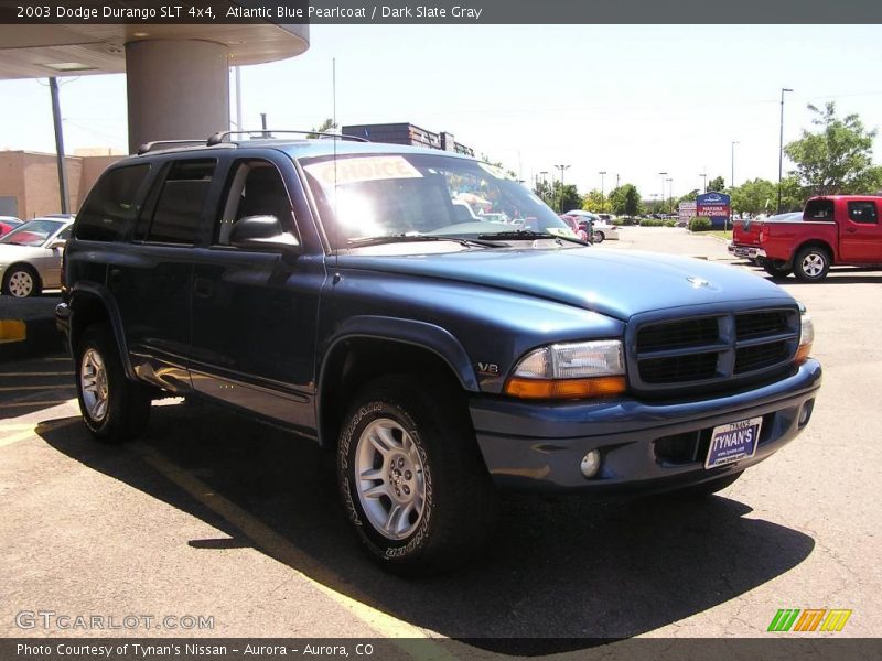 Atlantic Blue Pearlcoat / Dark Slate Gray 2003 Dodge Durango SLT 4x4