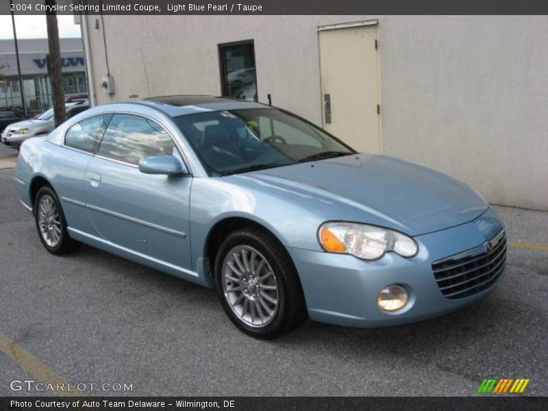 Light Blue Pearl / Taupe 2004 Chrysler Sebring Limited Coupe