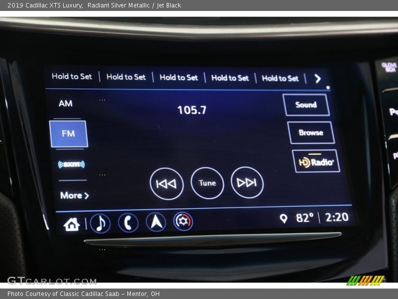 Radiant Silver Metallic / Jet Black 2019 Cadillac XTS Luxury