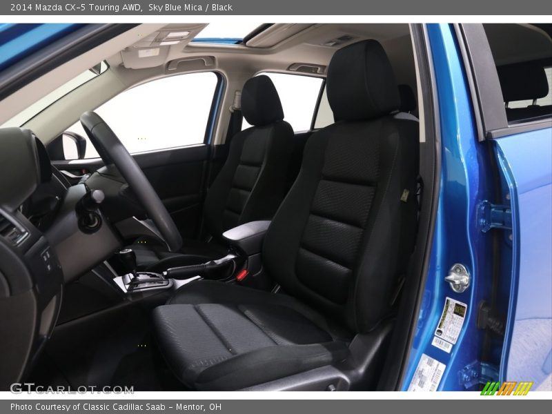 Sky Blue Mica / Black 2014 Mazda CX-5 Touring AWD