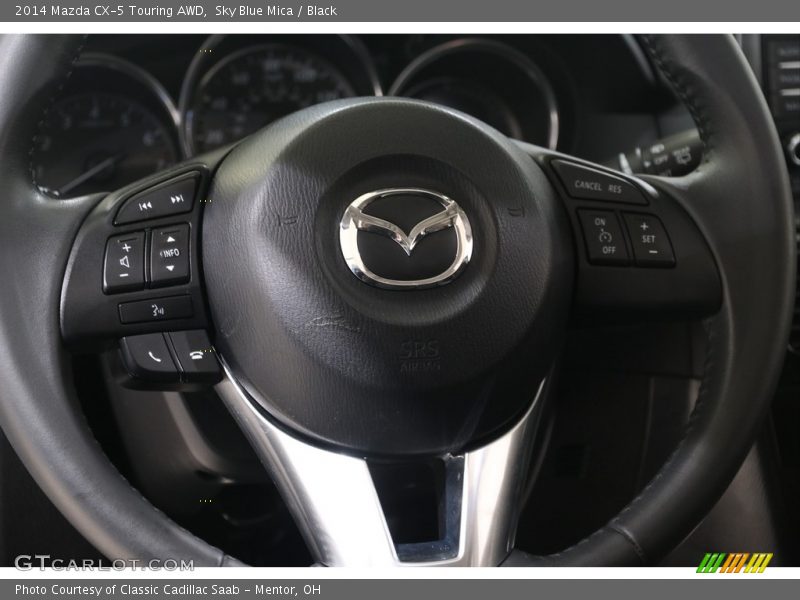 Sky Blue Mica / Black 2014 Mazda CX-5 Touring AWD