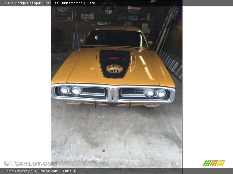 Butterscotch / Black 1971 Dodge Charger Super Bee