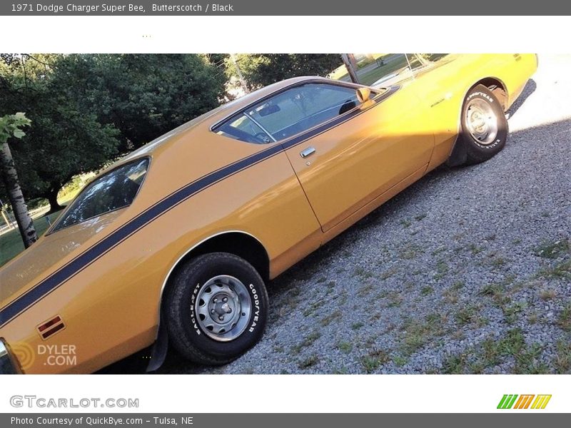 Butterscotch / Black 1971 Dodge Charger Super Bee