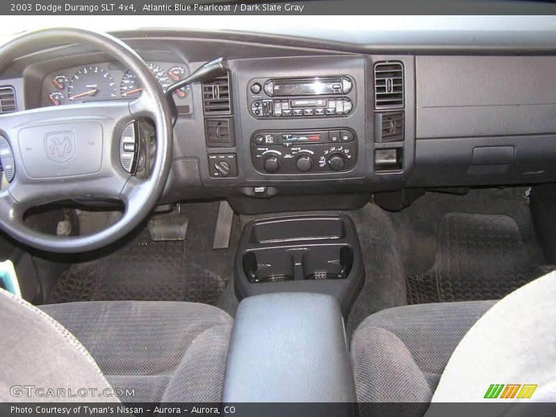 Atlantic Blue Pearlcoat / Dark Slate Gray 2003 Dodge Durango SLT 4x4