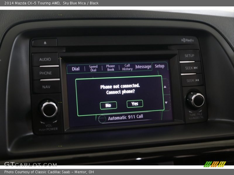 Sky Blue Mica / Black 2014 Mazda CX-5 Touring AWD