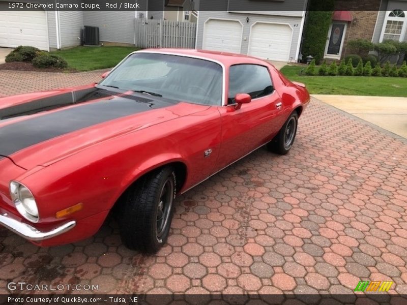 Red / Black 1972 Chevrolet Camaro Coupe
