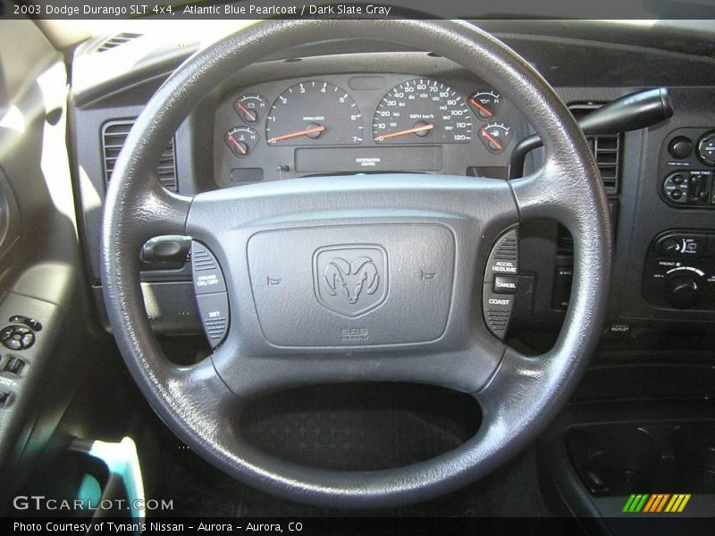 Atlantic Blue Pearlcoat / Dark Slate Gray 2003 Dodge Durango SLT 4x4