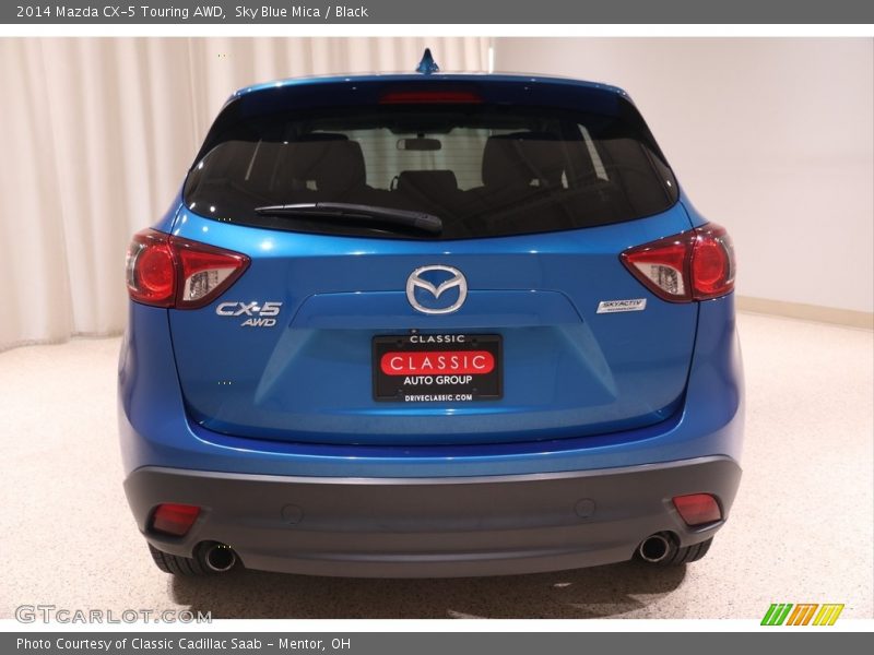 Sky Blue Mica / Black 2014 Mazda CX-5 Touring AWD