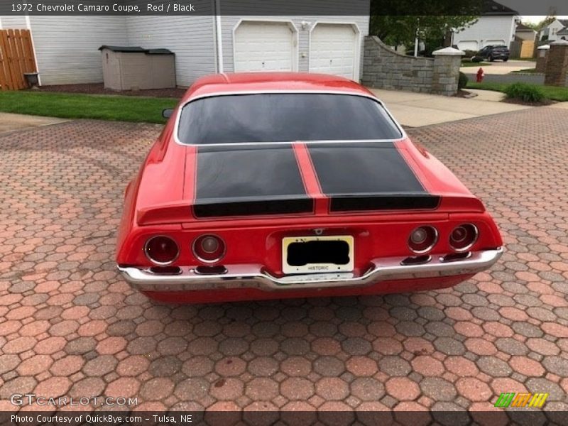 Red / Black 1972 Chevrolet Camaro Coupe