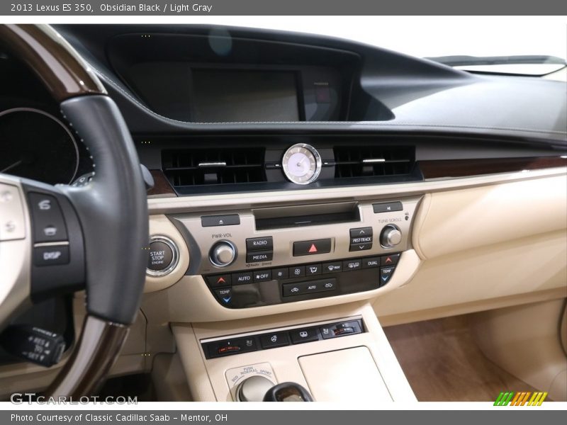 Obsidian Black / Light Gray 2013 Lexus ES 350