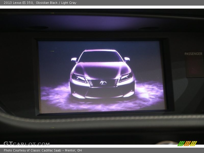 Obsidian Black / Light Gray 2013 Lexus ES 350