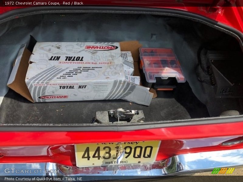 Red / Black 1972 Chevrolet Camaro Coupe