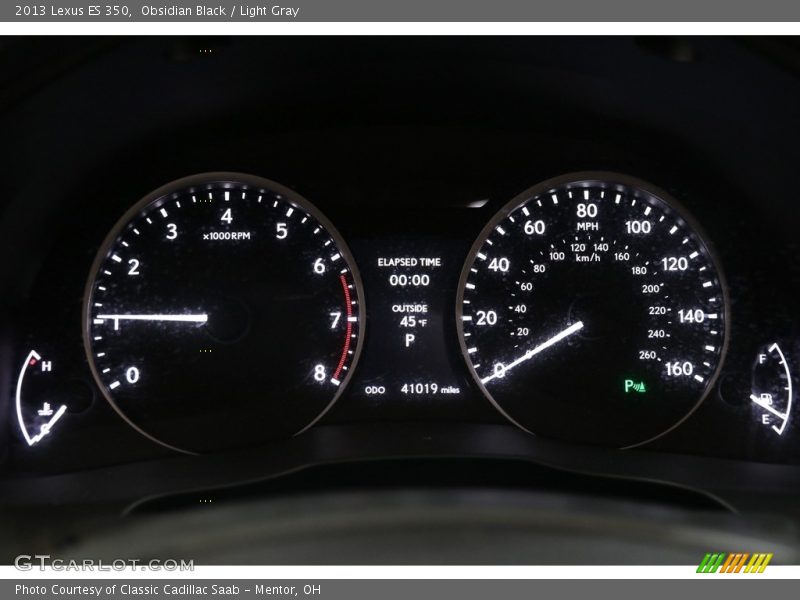 Obsidian Black / Light Gray 2013 Lexus ES 350