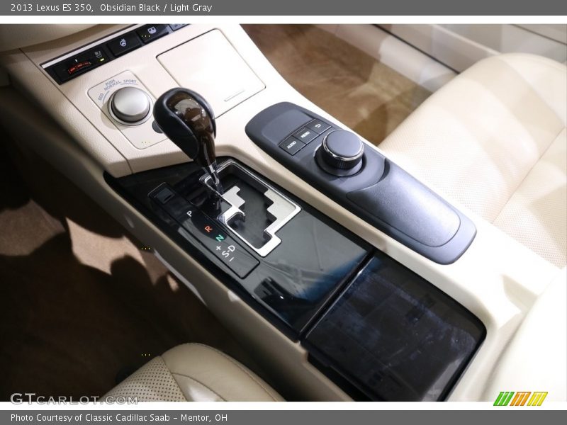 Obsidian Black / Light Gray 2013 Lexus ES 350