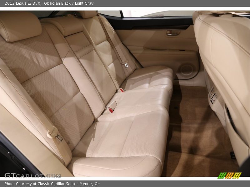 Obsidian Black / Light Gray 2013 Lexus ES 350