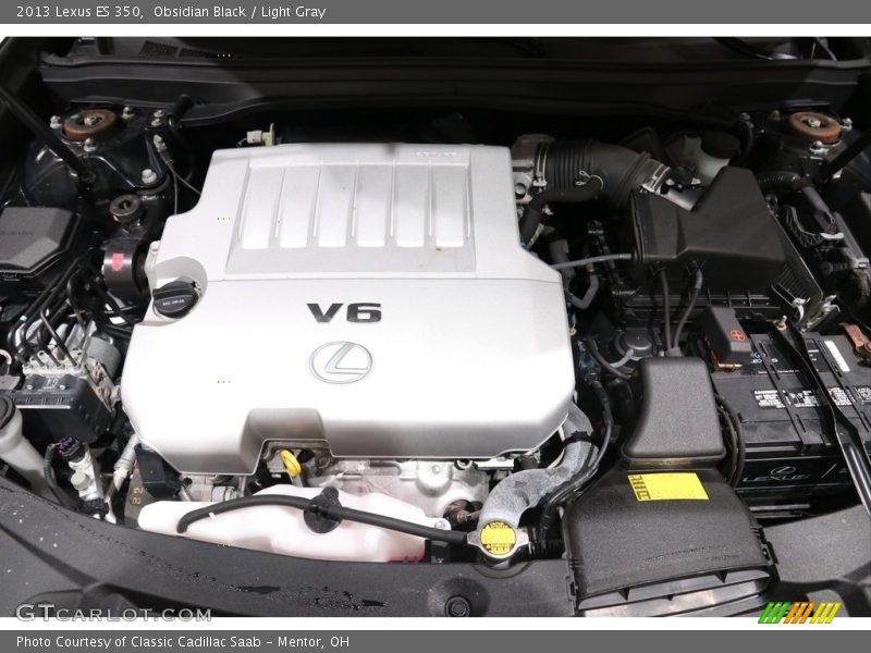 Obsidian Black / Light Gray 2013 Lexus ES 350