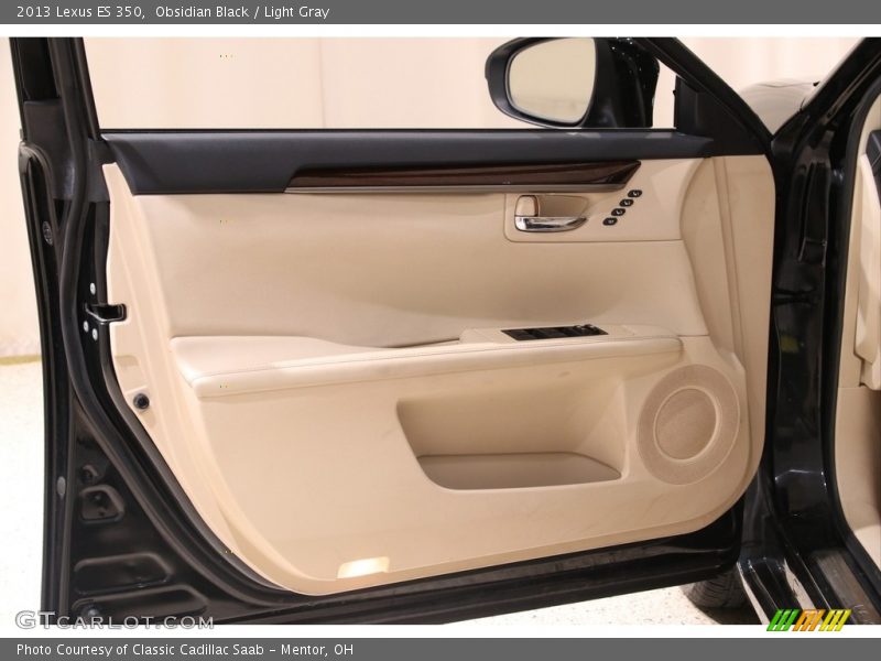 Obsidian Black / Light Gray 2013 Lexus ES 350