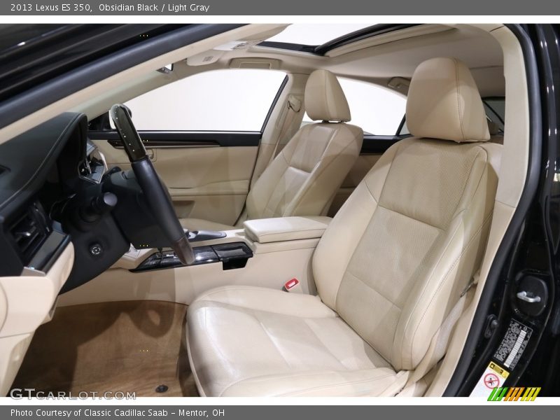 Obsidian Black / Light Gray 2013 Lexus ES 350
