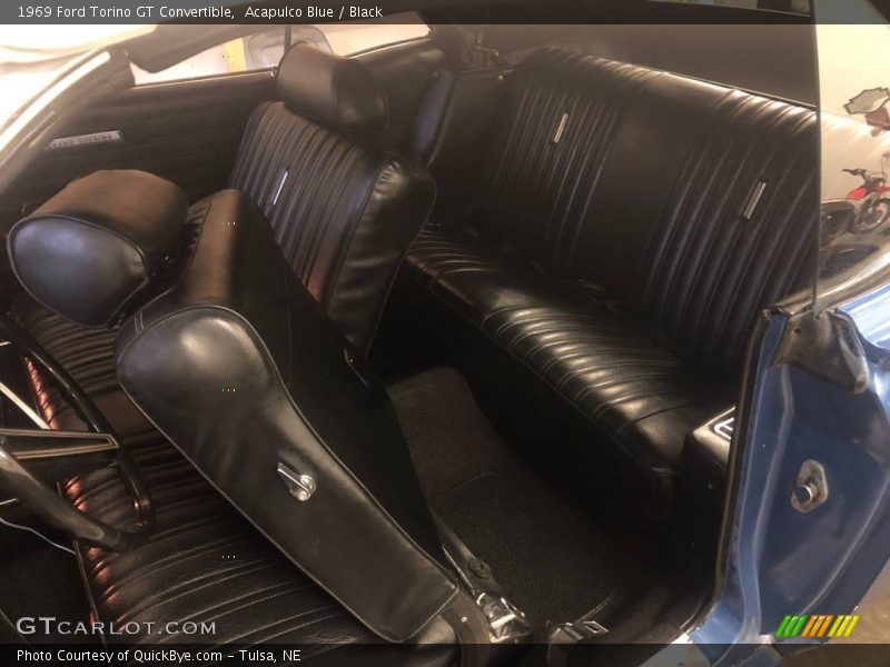 Rear Seat of 1969 Torino GT Convertible