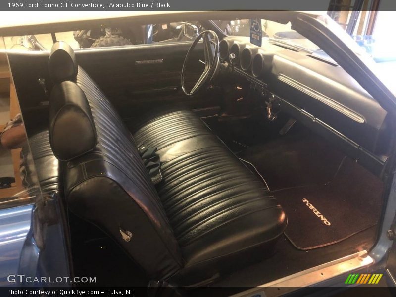 Front Seat of 1969 Torino GT Convertible