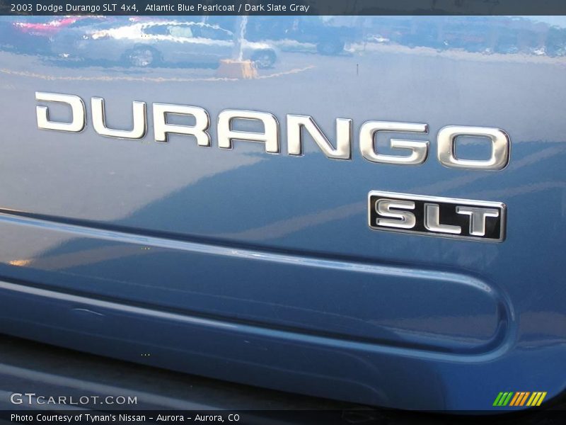 Atlantic Blue Pearlcoat / Dark Slate Gray 2003 Dodge Durango SLT 4x4