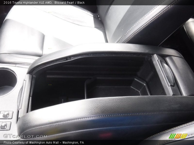 Blizzard Pearl / Black 2016 Toyota Highlander XLE AWD