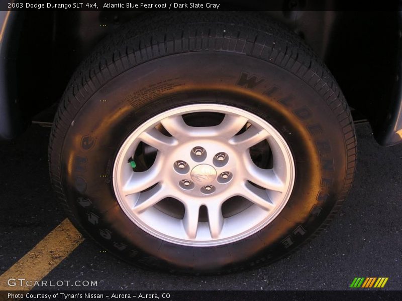 Atlantic Blue Pearlcoat / Dark Slate Gray 2003 Dodge Durango SLT 4x4