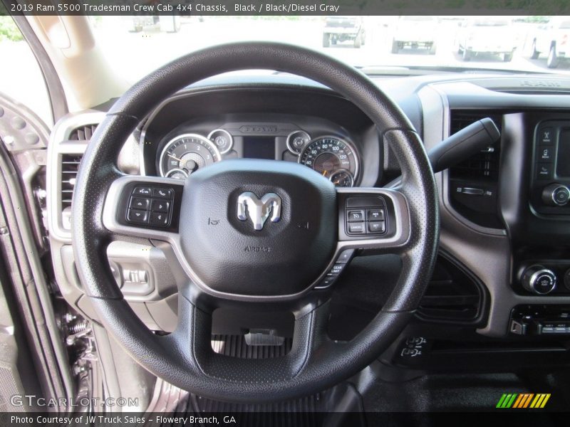 Black / Black/Diesel Gray 2019 Ram 5500 Tradesman Crew Cab 4x4 Chassis