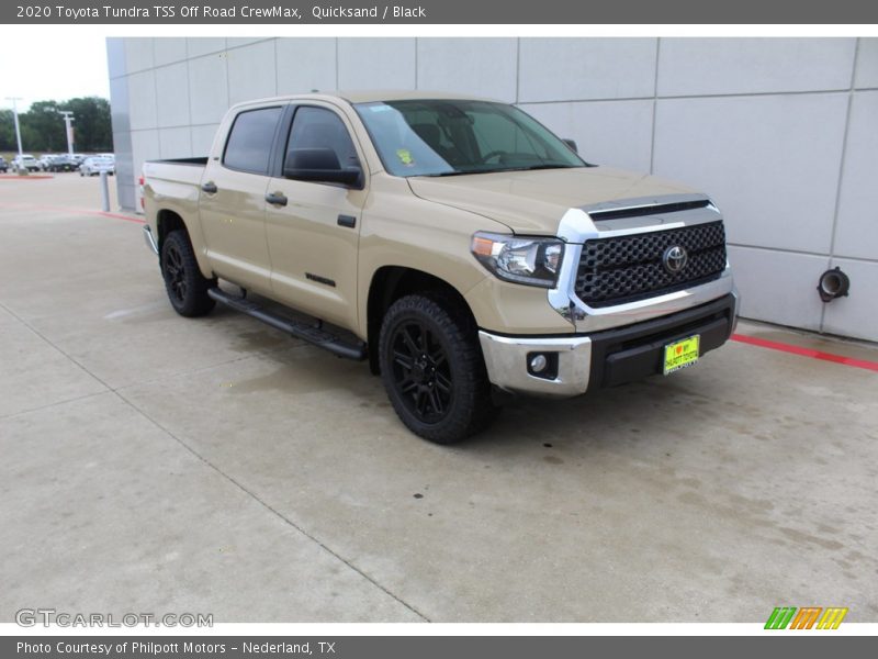 Quicksand / Black 2020 Toyota Tundra TSS Off Road CrewMax