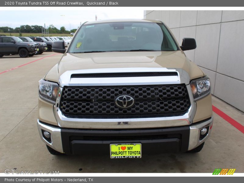 Quicksand / Black 2020 Toyota Tundra TSS Off Road CrewMax