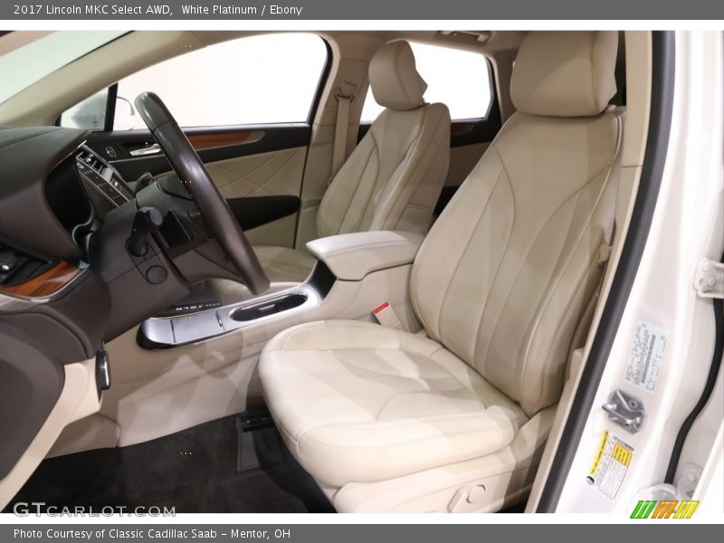 White Platinum / Ebony 2017 Lincoln MKC Select AWD