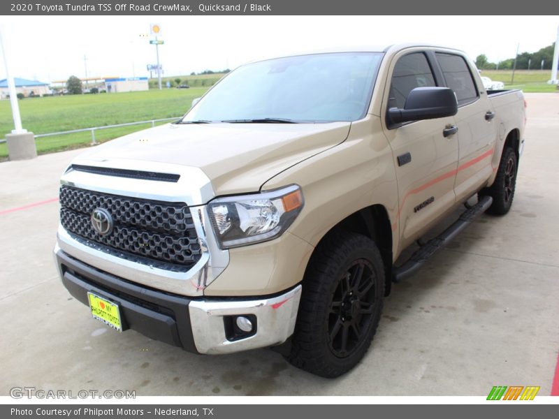 Quicksand / Black 2020 Toyota Tundra TSS Off Road CrewMax