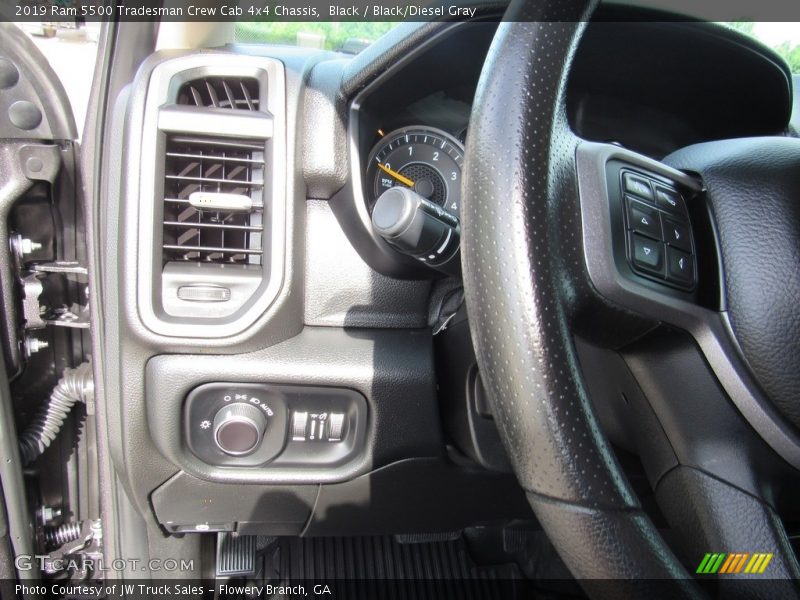 Black / Black/Diesel Gray 2019 Ram 5500 Tradesman Crew Cab 4x4 Chassis