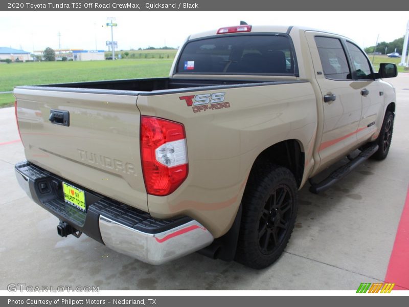 Quicksand / Black 2020 Toyota Tundra TSS Off Road CrewMax