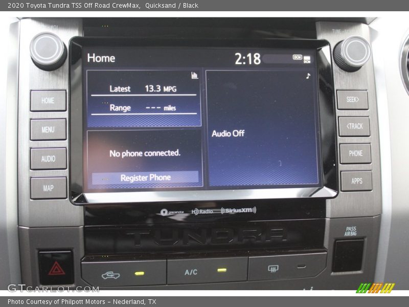 Quicksand / Black 2020 Toyota Tundra TSS Off Road CrewMax
