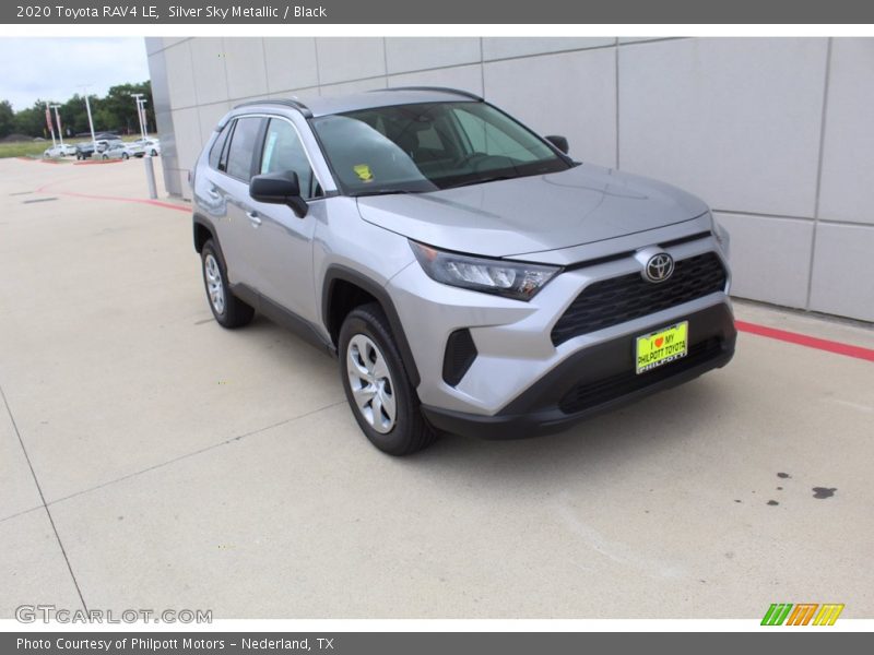 Silver Sky Metallic / Black 2020 Toyota RAV4 LE