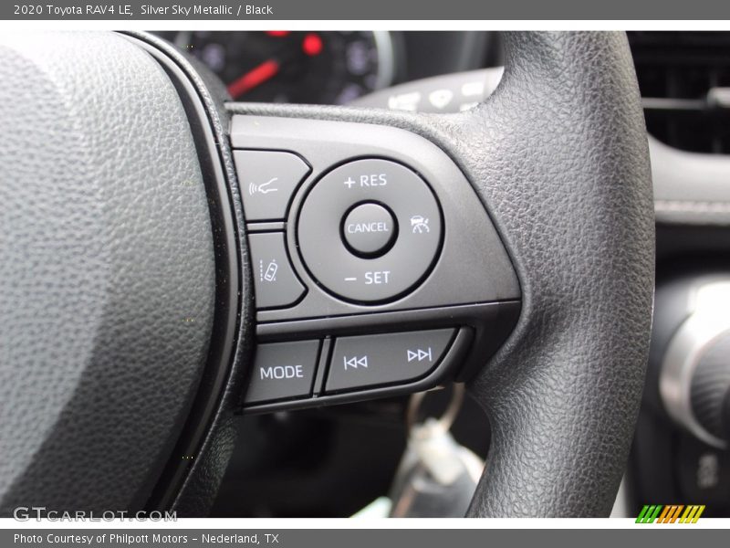 Silver Sky Metallic / Black 2020 Toyota RAV4 LE
