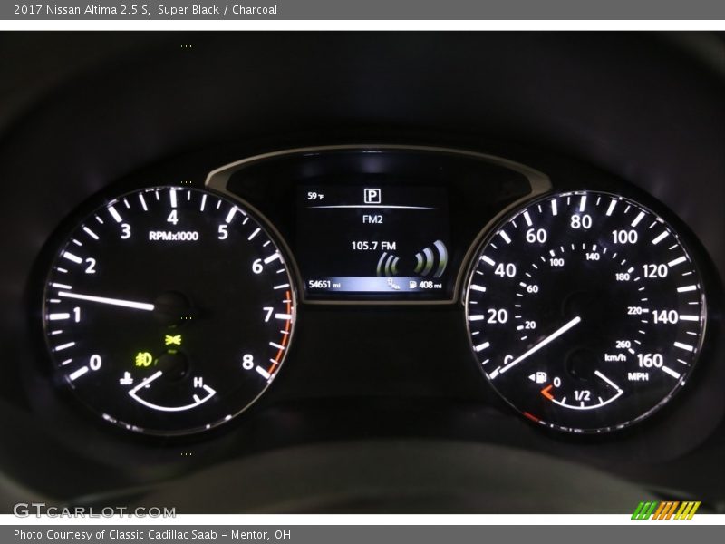 Super Black / Charcoal 2017 Nissan Altima 2.5 S